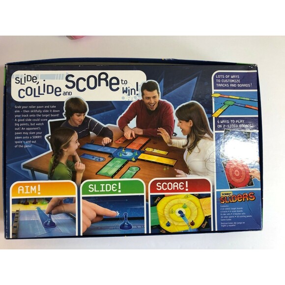 Parker Brothers Sorry! Sliders The Aim Slide & Score Target Game Complete - Picture 2 of 5